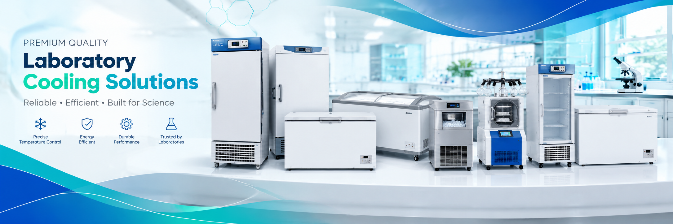 Laboratory Equipment Banner